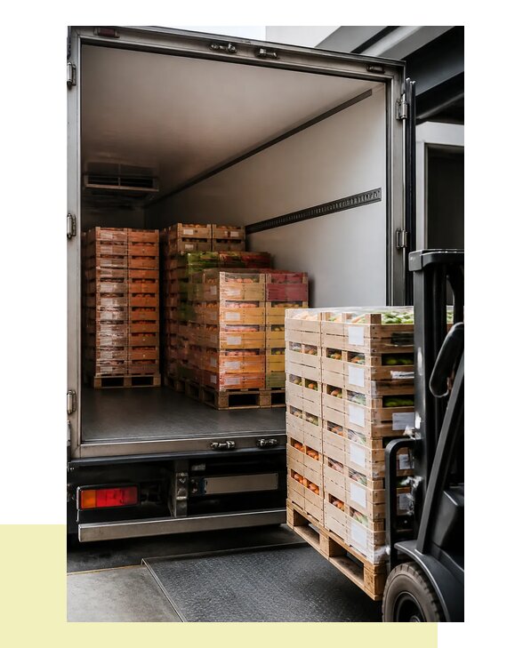Перевозка сельхозпродукции на паллетах с доставкой в Мариинск