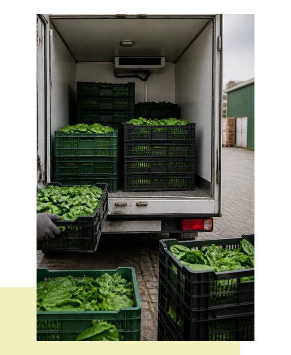Перевозка шпината в Мариинск с сохранением свежести продукции